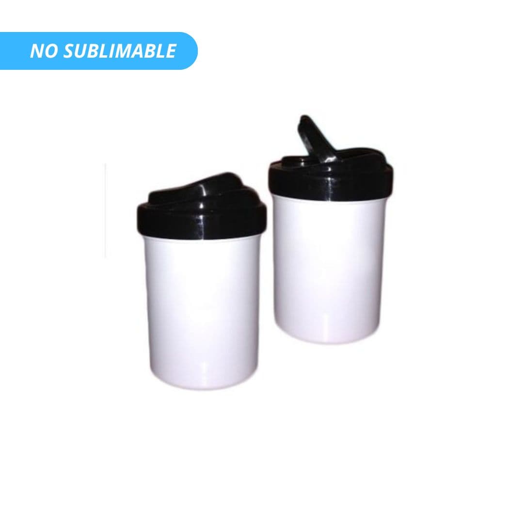 Azucarera- Yerbera para Aplicar Vinilo - Tapa negra