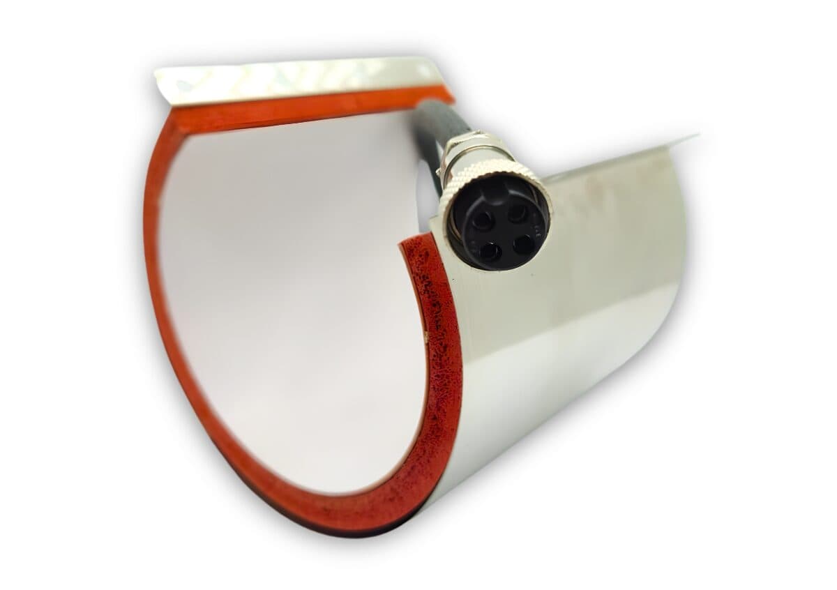 Mordaza de Taza para Estampadora - L.BLUE - Diametro 8cm - Alto 11,5cm Aprox - FH -C 30cm Aprox