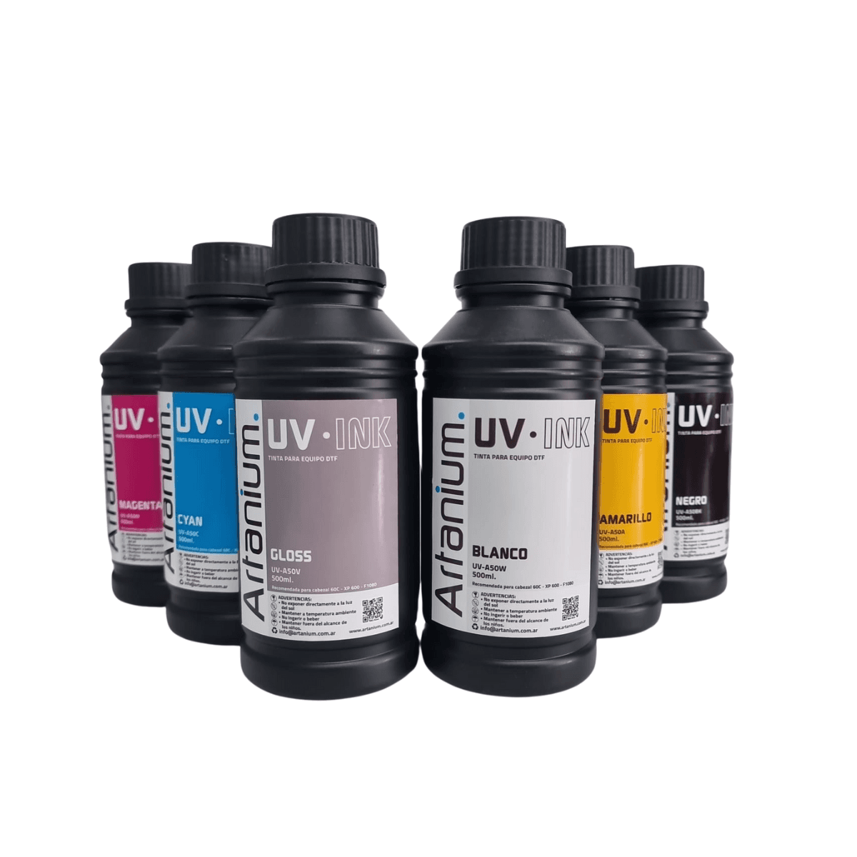 Tinta UV DTF - Artanium - A50 x 500cc