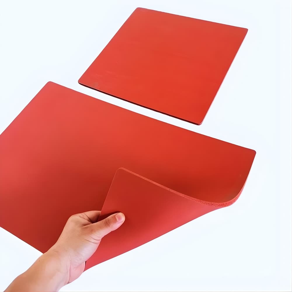 Goma Siliconada ROJA para Estampadoras