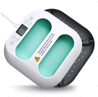 Estampadora de Mano 23 X 23 CM - Portatil - BLANCO VERDE AGUA