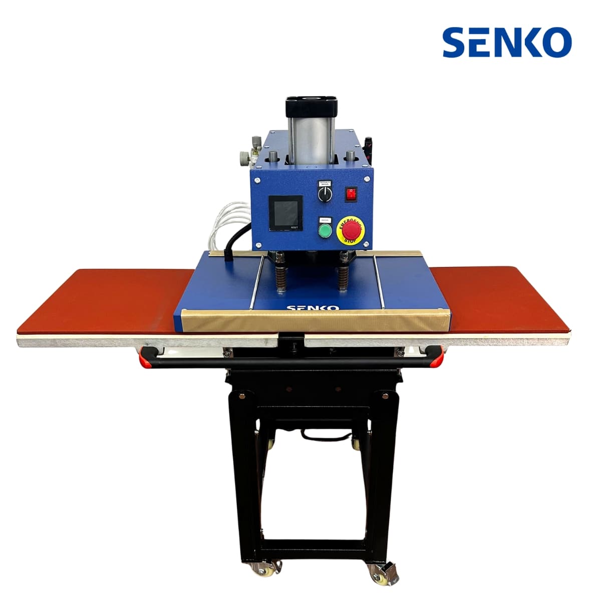 Estampadora Senko Blue - Plana 40 x 60 Doble Bandeja Neumatica