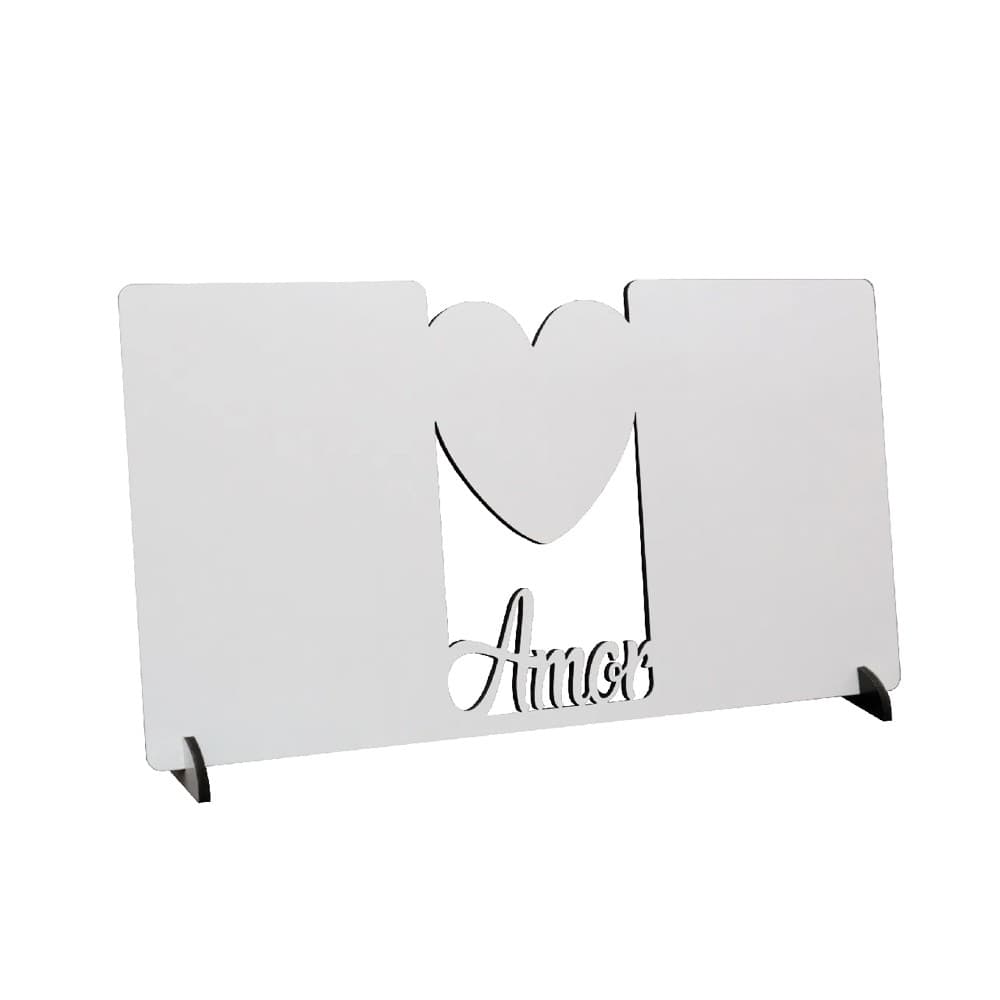 Porta Retrato AMOR Madera Cristal 27x14.5, por unidad