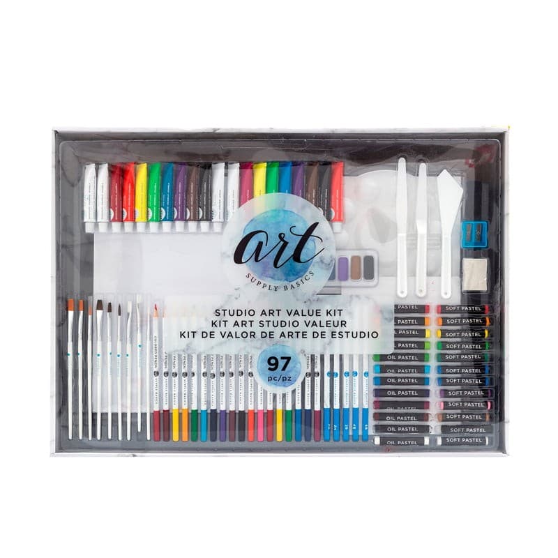 Kit estudio artísitco - 97 piezas. WR