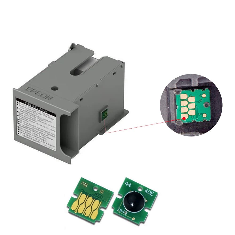 Chip Tanque de Mantenimiento para Epson F570 ONE TIME