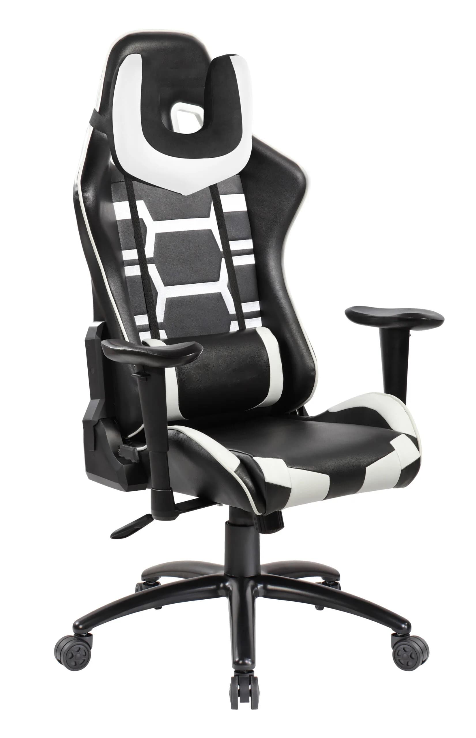 Silla Gamer - Negra/Blanca
