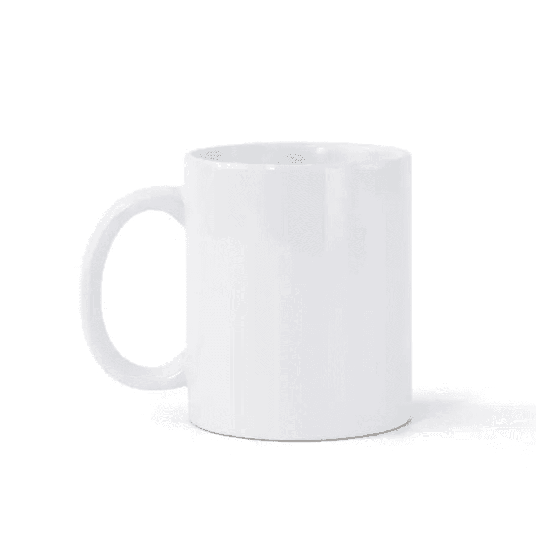 Taza Sublimable Importada de Cerámica Blanca.