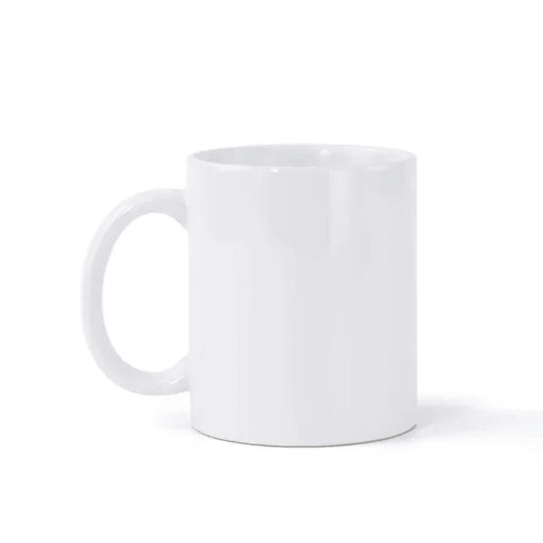 Taza Sublimable Importada de Cerámica Blanca.