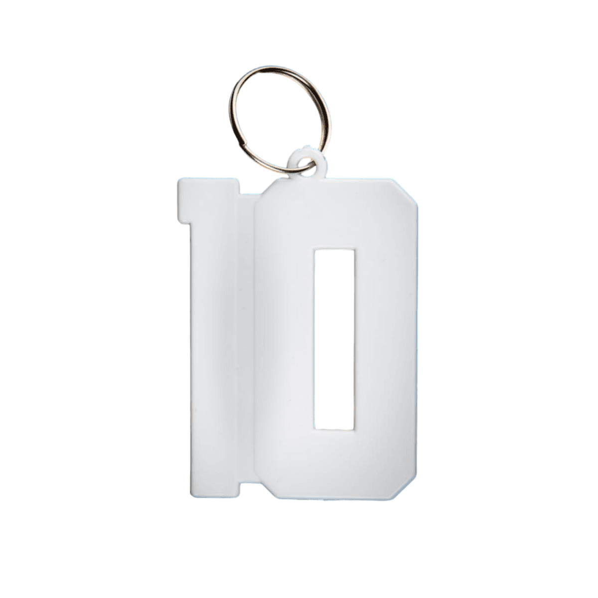 Llavero Diez Brillante x50 unidades - 50x65mm con argolla