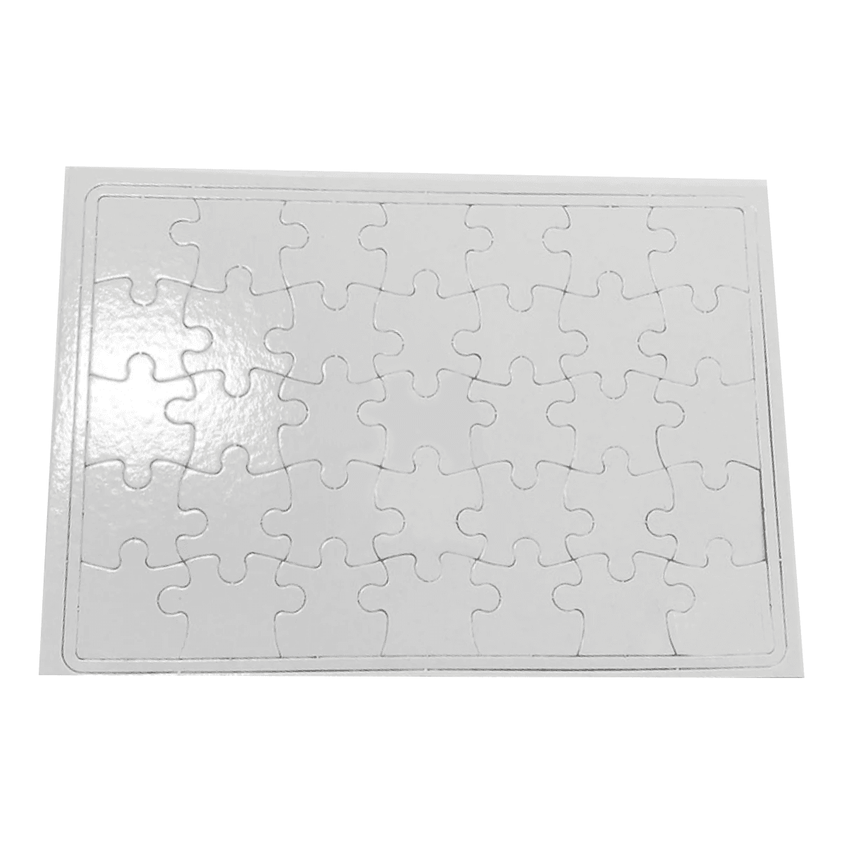 Rompecabezas sublimable de cartón 35 piezas blanco brillante