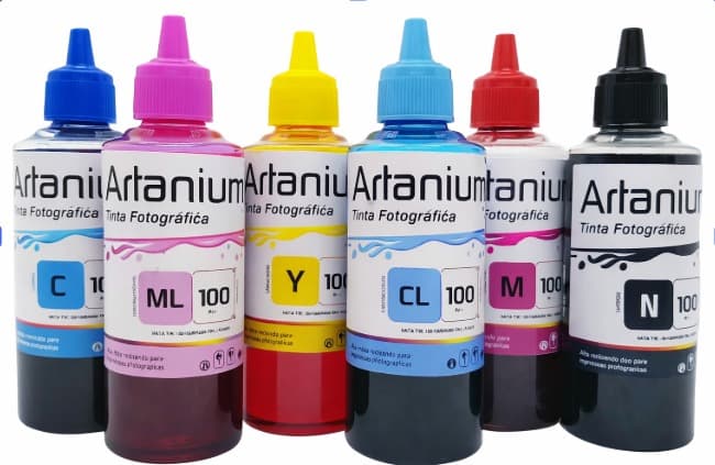 Tinta Fotográfica Artanium Para Impresoras Epson x 100cc SIN CAJA