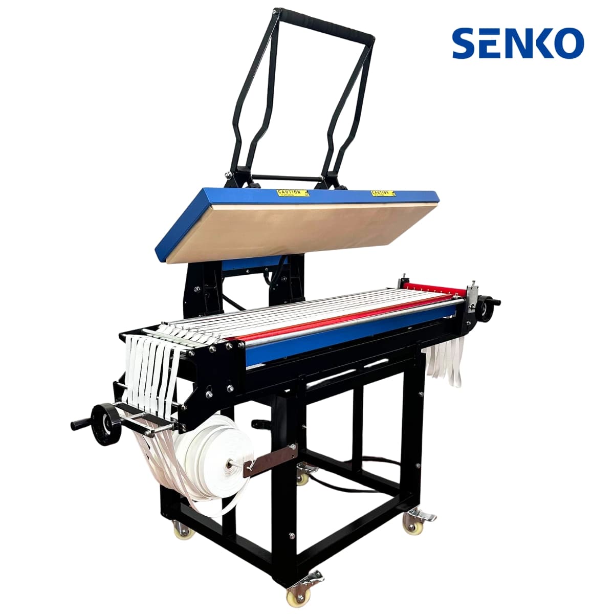 Estampadora para cintas 25x100 cm - CON MESA LINEA BLUE